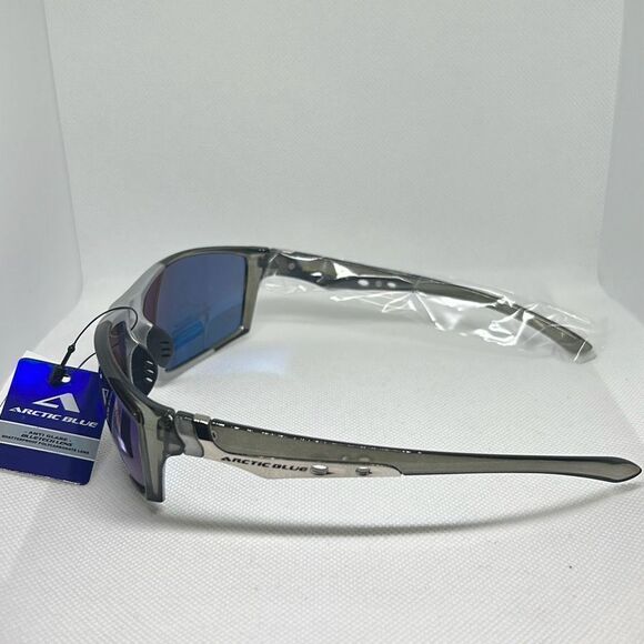 Arctic Blue Mirrored Sunglasses - Picture 3 of 3